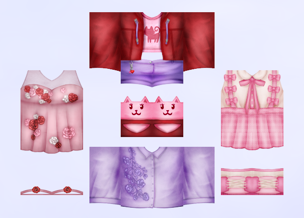 Promotional image showcasing Roblox 2D clothing