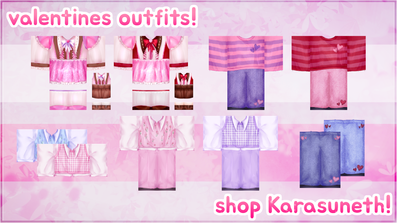 Promotional image showcasing Roblox 2D clothing